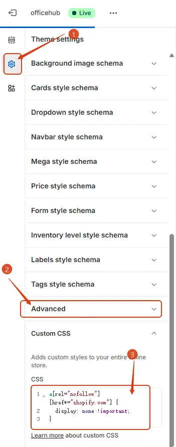Theme Custom CSS