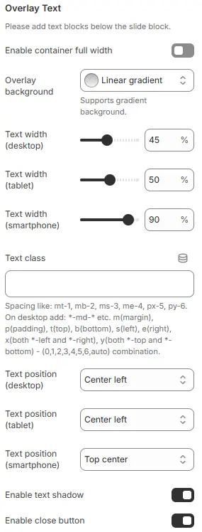 Common Settings